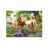 300 Parça Nehirde Atlar Temalı Puzzle