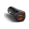 30W USB-A Çift Port Araç İçi Hızlı Şarj Aleti