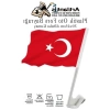 30x45 cm Plastik Oto Bayrak, Araç İçin Takılabilir Türk Bayrağı