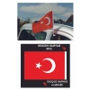 30x45 cm Plastik Oto Bayrak, Araç İçin Takılabilir Türk Bayrağı