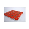 32 Adet Kırmızı Tealight Mum Seti - Uzun Yanma Süreli ve Kokulu