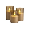 3200K Sıcak Işık ile 3’lü LED Mum Seti, Pilli