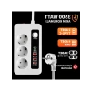 3500W Akım Korumalı Çoklu Priz, 3 Priz Girişi, 2 Type-C + 4 USB Port
