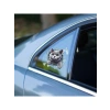 3D Kedi-Köpek Araç Stickeri - Kırık Cam Efekti