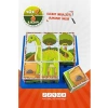 3D Küp Puzzle Seti - 9 Küp ile Dinozor Eğlencesi