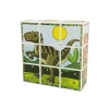 3D Manyetik Dinozor Puzzle Seti - 9 Mıknatıslı Küp ile Eğlenceli Öğrenim