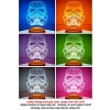 3D Stormtrooper Temalı 3 Boyutlu LED Lamba