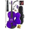 4/4 Boy Keman Seti, Mor Renk, Yedek Tel ve Çanta Dahil
