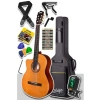 4/4 Sap Ayarlı Kesik Kasa Klasik Gitar Seti