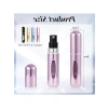 4 Adet 5 ml Seyahat Parfüm Spreyi, Doldurulabilir Mini Şişe