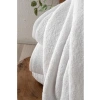 4 Adet 50x90 cm Beyaz Banyo Havlusu, %100 Pamuk Kalın
