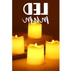 4 Adet Mini Led Mum Seti, Pilli ve Dumansız Dekoratif Işık