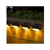 4 Adet Solar Led Işık, Su Geçirmez Tasarım ile Bahçe Aydınlatması