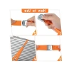 4 Adet Turuncu Polyester Gergi Kayışı, 1 m Uzunluk ve Ayarlanabilir Klips