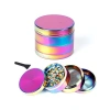 4 Katmanlı Mıknatıslı Herbal Grinder, Renkli Tasarım