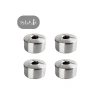 4lü derin metal küllük seti, dayanıklı ve kullanışlı