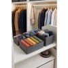 4lü Katlanabilir Çekmece Düzenleyici Set, İç Çamaşırı ve Çorap Organizer Kutuları