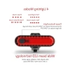 4 Modlu Su Geçirmez USB Şarjlı Arka Led Lambası, Güvenli Aydınlatma