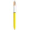 4 Renkli Tükenmez Kalem Seti, 1.0 mm Uç ile Pratik Kullanım