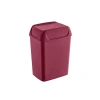 40 LT Kapasiteli Çöp Kutusu, Kırmızı Renkli, Smartware Svingi