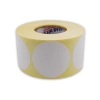 40 mm Çapında Yapışkan Kuşe Etiket - 500 Adet Rulo