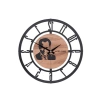 41 Cm Metal Malzemeden Üretilmiş Dekoratif Duvar Saati