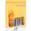 430 ml Mavi Pipetli Çelik Matara