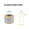 45mm x 25mm Kuşe Etiket Rulosu - 1000 Adet