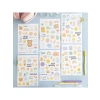 466 Adet Renkli Etiket Defteri, 18 Yaprak A5 Sticker Book