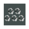 5 Adet Paslanmaz Çelik Hortum Kelepçesi 13x19 mm Ayarlanabilir
