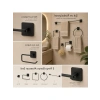 5li Metal Banyo Seti, Yapışkanlı ve Vidalı Montaj ile Kolay Kullanım