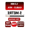 5 metre uzunluğunda 1,5 mm enerji kablosu, siyah renk