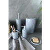 5 Parça Gri Banyo Seti - Sade ve Şık Tasarım