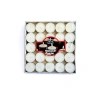 50 Adet Beyaz Tealight Mum, 4 Saat Yanma Süresi ile Uzun Kullanım
