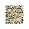 50li Minions Sticker Seti, Laptop ve Tablet İçin Renkli Etiketler