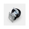 50 mm Tablalı Dönerli Frenli Mobilya Teker, 4lü Set, Siyah Metal