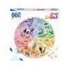 500 Parçalı Renkli Hayvanlar Temalı Daire Puzzle
