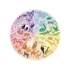500 Parçalı Renkli Hayvanlar Temalı Daire Puzzle