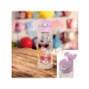 500ml Pipetli Matara, Lila Renk ve Kedi Desenli