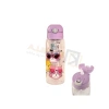 500ml Pipetli Matara, Lila Renk ve Kedi Desenli