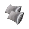 50x70 cm Bordo Saten Yastık Kılıfı, 2 Adet, Cilt Dostu