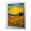 50x70 cm Boyutunda Van Gogh Tarzı Ayçiçekleri Kanvas Tablo