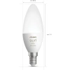 5.3W Renkli Akıllı Led Ampul (E14, Bluetooth)