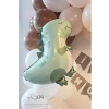59x49 cm Ölçülerinde Retro Yeşil Dinozor Folyo Balon