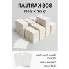 5x8 cm Boş Kartlar - 300 gr Amerikan Bristol, 50 Adet