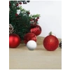 6 Adet Kırmızı 5 cm Yılbaşı Topu, Noel Ağacı Süsü