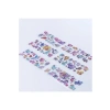 6 Adet Unicorn Temalı Kabartmalı Yapışkan Sticker, Sevimli Tasarımlar