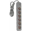 6lı Kablolu Anahtarlı Grup Priz, 5 Metre Uzatma Kablosu, 16A 250V