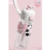 600 ML Tritan Pipetli Su Matarası, Rahat İçim ve Çift Kullanım Özelliği