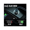 60W Turbo Araç Şarjı 2 Type-C Girişli, Akım Korumalı